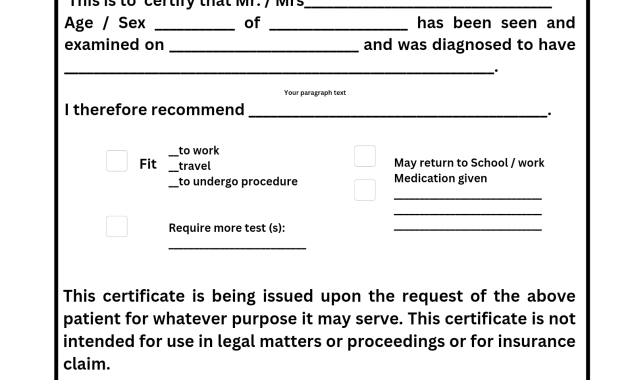 medical fitness certificate template, medical certificate fit to work template, fit to work medical certificate template, medical fitness certificate for job, medical fitness certificate form, form of medical fitness certificate, physically and mentally fit certificate, free printable medical fitness certificate, medical fitness certificate pdf, medical certificate of fitness sample