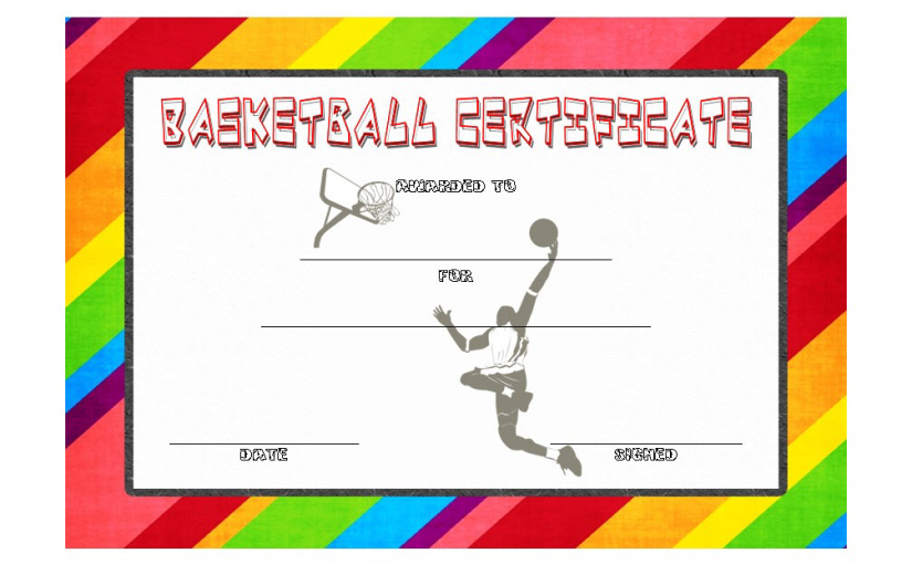 Free Basketball Certificate Template Word (2025 New Designs)