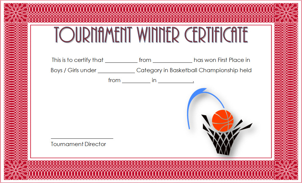 Free Basketball Tournament Champion Certificate (1st Best Winner Award) basketball tournament certificate template, basketball tournament champion certificate, basketball championship certificate template, basketball participation certificate template, basketball certificate of participation template, free printable basketball certificate template
