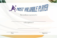 Free Volleyball MVP Certificate Template (2nd Fresh Design) Free Volleyball MVP Certificate Template (2nd Fresh Design)