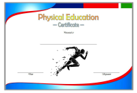 PE Certificate Template (1st Free Printable Format) PE Certificate Template (1st Free Printable Format)