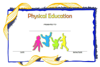 PE Certificate Template (2nd Free Printable Format) PE Certificate Template (2nd Free Printable Format)