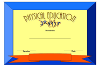 Physical Education Certificate Template (3rd Free Editable Template) physical education certificate template, physical education teacher certificate, physical education certificates templates, physical education award certificate template, pe certificate template, pe award certificate template, physical education certificates printable