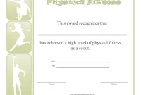 Physical Fitness Award Certificate Template (1st Free Printable Format) Physical Fitness Award Certificate Template (1st Free Printable Format)