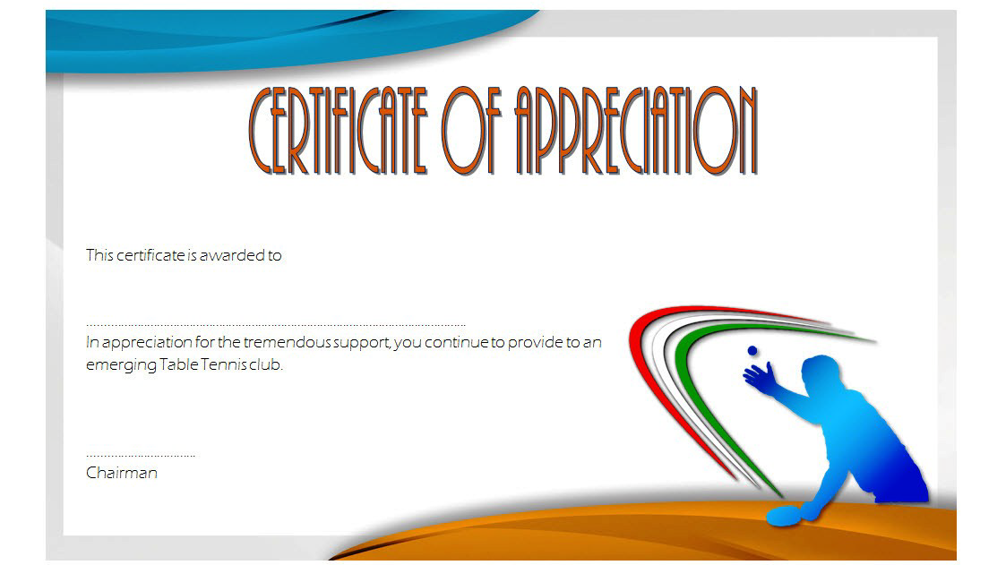 Ping Pong Award Certificate Template (1st Free Player Appreciation Design) table tennis certificate template, table tennis award certificate, ping pong certificate template, ping pong award certificate template, ping pong tournament certificate template, table tennis tournament certificate template, table tennis certificate design, table tennis certificate printable, table tennis coaching certificate, table tennis winner certificate