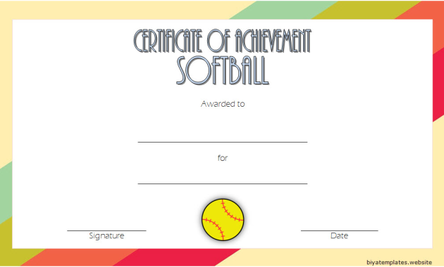 free softball award certificate template, softball mvp certificate, softball signing day certificate, softball all star certificate, free printable softball award certificates, softball certificate template word, free printable softball certificates