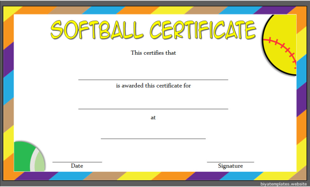 softball certificate template free, free softball award certificate template, softball coaching certificate printable, softball participation certificate, youth softball certificate templates, softball certificate templates for word, free printable softball certificate templates