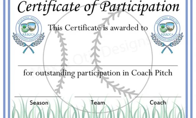 softball certificate template free, free softball award certificate template, softball coaching certificate printable, softball participation certificate, youth softball certificate templates, softball certificate templates for word, free printable softball certificate templates