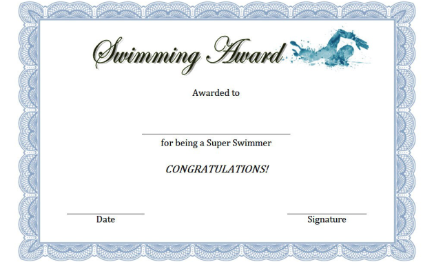swimming certificate template, swimming competition certificate template, swim lesson certificate template, swimming lesson gift certificate template, swim team certificate template, swimming award certificate template, free printable swimming certificate template, swimming certificate templates free download
