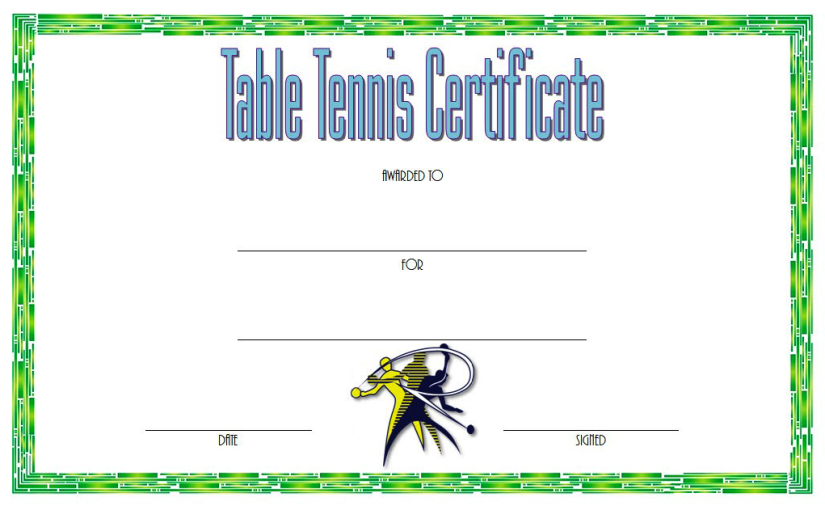 FREE Table Tennis Certificate Template (2025 Must-Have Designs) 1 FREE Table Tennis Certificate Template (2025 Must-Have Designs)