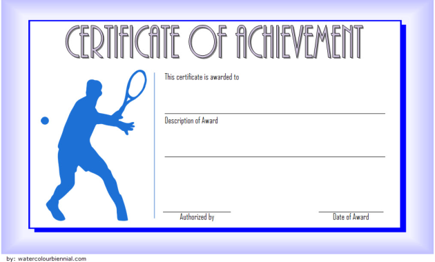 free tennis award certificate template, tennis certificate of achievement template, tennis champion certificate template word, free printable tennis certificates, printable tennis award certificate, sports award certificate template word