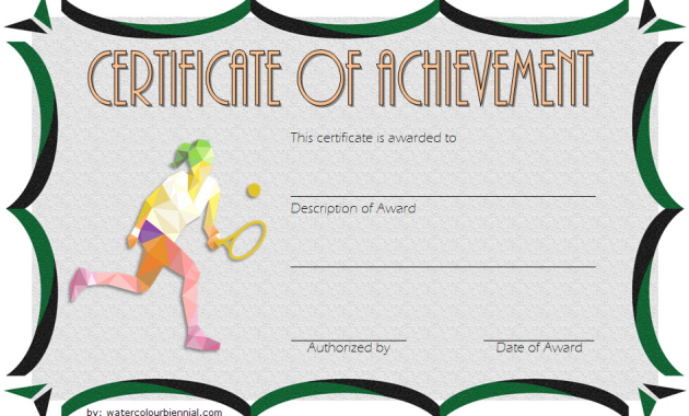free tennis award certificate template, tennis certificate of achievement template, tennis champion certificate template word, free printable tennis certificates, printable tennis award certificate, sports award certificate template word