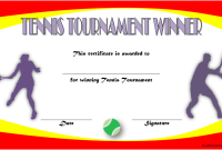 Tennis Champion Certificate Template Word (1st Free Tournament Design) Tennis Champion Certificate Template Word (1st Free Tournament Design)