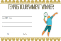 Tennis Tournament Certificate Template (2nd Free Champion Design) Tennis Tournament Certificate Template (2nd Free Champion Design)