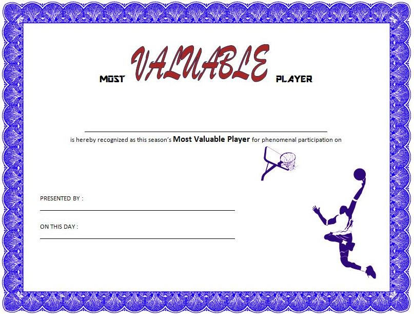 Basketball MVP Certificate Template (1st Free Unique Design) mvp certificate template, basketball mvp certificate template, football mvp certificate template, mvp award certificate template, baseball mvp certificate template, most valuable player award certificate, most valuable player certificate template, free printable most valuable player certificate, most valuable player sports certificate, free printable mvp certificate, free printable mvp award certificates