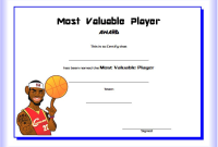 Basketball MVP Certificate Template (2nd Free Unique Design) Basketball MVP Certificate Template (2nd Free Unique Design)