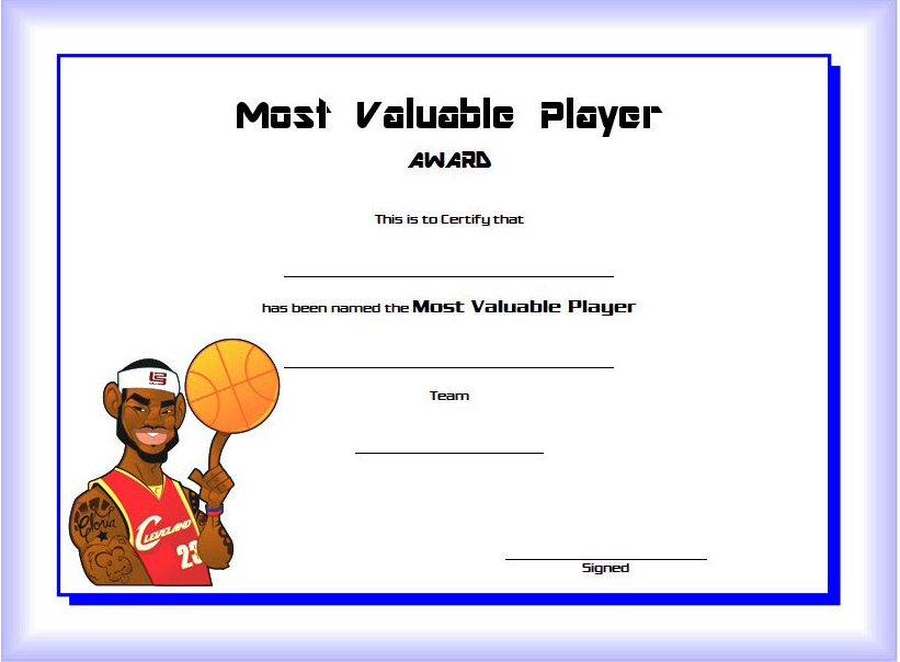 Basketball MVP Certificate Template (2nd Free Unique Design) mvp certificate template, basketball mvp certificate template, football mvp certificate template, mvp award certificate template, baseball mvp certificate template, most valuable player award certificate, most valuable player certificate template, free printable most valuable player certificate, most valuable player sports certificate, free printable mvp certificate, free printable mvp award certificates