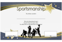 Certificate of Sportsmanship Template (2nd Free Editable Format)