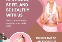 Fitness Flyer Template (2nd Free Professional Design)