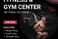 Fitness Gym Flyer Template (1st Free Hilarious Design)