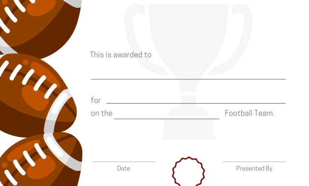 fantasy football certificate template free, football certificate template free download, rugby certificate template, football award certificate template, football certificate of participation template, football tournament certificate template, youth football certificate templates, printable football certificate templates