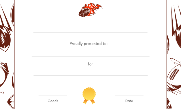fantasy football certificate template free, football certificate template free download, rugby certificate template, football award certificate template, football certificate of participation template, football tournament certificate template, youth football certificate templates, printable football certificate templates
