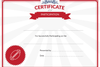 Football Certificate of Participation Template (1st Free Tournament Design) Football Certificate of Participation Template (1st Free Tournament Design)
