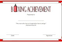 Free Boxing Award Certificate Template (1st Achievement Design) Free Boxing Award Certificate Template (1st Achievement Design)
