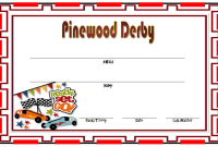 Free Editable Pinewood Derby Race Certificate (1st Word Format) Free Editable Pinewood Derby Race Certificate (1st Word Format)