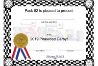 Free Fillable Pinewood Derby Race Certificate (2nd Best Pick) Free Fillable Pinewood Derby Race Certificate (2nd Best Pick)