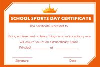 Free Fillable School Sports Day Certificate Template Free Fillable School Sports Day Certificate Template