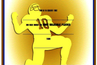 Free Football MVP Certificate Template (1st Magnificent Rugby Award Design)