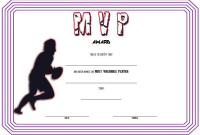 Free Football MVP Certificate Template (3rd Magnificent Rugby Award Design)