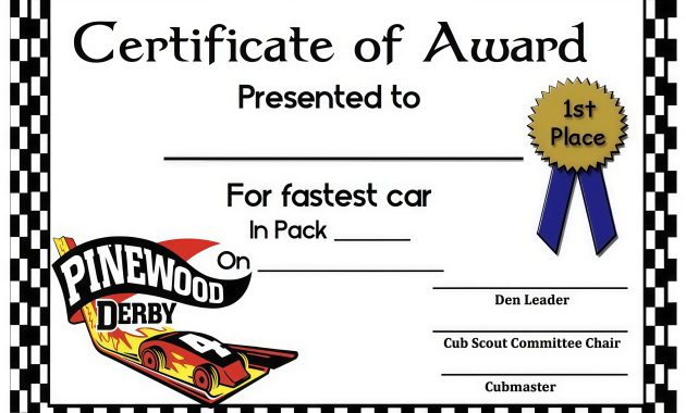 pinewood derby award certificate template, pinewood derby award certificates, pinewood derby award certificate printable, pinewood derby race certificate, fillable pinewood derby certificates, editable pinewood derby certificates