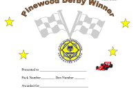 Free Pinewood Derby Winner Certificates (1st Fillable Template) Free Pinewood Derby Winner Certificates (1st Fillable Template)