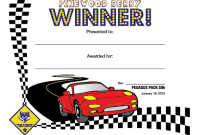 Free Pinewood Derby Winner Certificates (2nd Fillable Template) Free Pinewood Derby Winner Certificates (2nd Fillable Template)