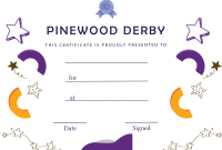 Free Printable Pinewood Derby Race Certificate (1st Stunning Design) Free Printable Pinewood Derby Race Certificate (1st Stunning Design)