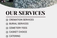 Funeral Home Flyer Template (1st Free Unique Service Design)