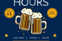 Happy Hour Flyer Template Free Download (3rd Best Option) Happy Hour Flyer Template Free Download (3rd Best Option)