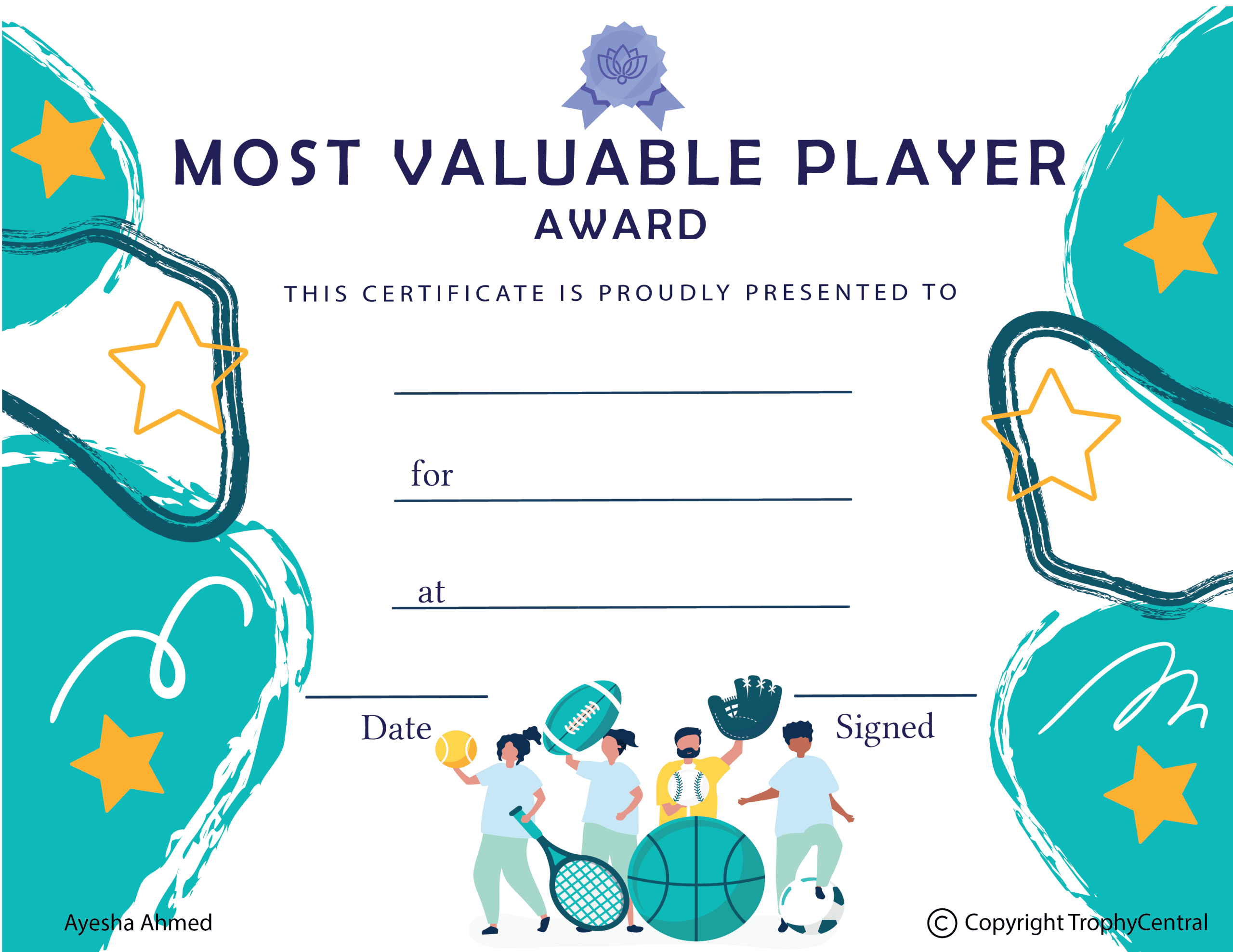 MVP Award Certificate Template (1st Free Stunning Design) mvp certificate template, basketball mvp certificate template, football mvp certificate template, mvp award certificate template, baseball mvp certificate template, most valuable player award certificate, most valuable player certificate template, free printable most valuable player certificate, most valuable player sports certificate, free printable mvp certificate, free printable mvp award certificates