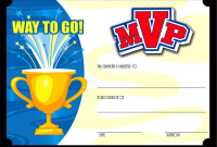 MVP Certificate Template Free Download (1st Best Player Award Design) MVP Certificate Template Free Download (1st Best Player Award Design)