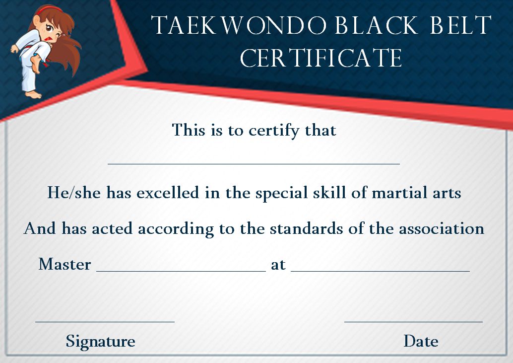 Martial Arts Black Belt Certificate (2nd Free Fillable Template) martial arts certificate template, free martial arts certificate templates, martial arts rank certificate template, martial arts black belt certificate, free martial arts award certificate template, marine corps martial arts certificate, free printable martial arts certificates, martial arts certificate design, editable martial arts certificate