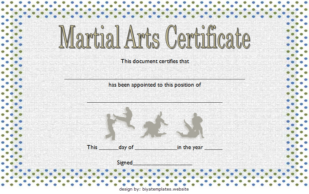 Free Martial Arts Certificate Templates (9+ Extraordinary Designs) 1 martial arts certificate template, free martial arts certificate templates, martial arts rank certificate template, martial arts black belt certificate, free martial arts award certificate template, marine corps martial arts certificate, free printable martial arts certificates, martial arts certificate design, editable martial arts certificate