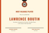 Most Valuable Player Award Certificate Free Printable (3rd Main Choice) Most Valuable Player Award Certificate Free Printable (3rd Main Choice)