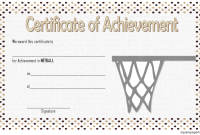 Netball Award Certificate Templates (1st Best Achievement Design)