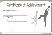Netball Award Certificate Templates (1st Free Editable Format)