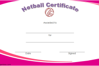 Netball Certificate Template Free Download (2nd Best Choice) netball certificate template, netball award certificate templates, netball tournament certificate, netball certificate of participation template, netball certificate template free download, free netball certificates printable, printable netball certificates, printable sports certificate templates