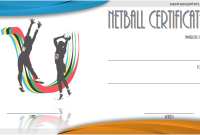 Netball Certificate Template Free Download (3rd Best Choice)