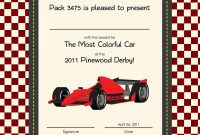 Pinewood Derby Award Certificate Printable (2nd Free Funny Design) Pinewood Derby Award Certificate Printable (2nd Free Funny Design)