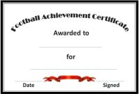 Rugby Achievement Certificate Template (2nd Free Football Award Design) Rugby Achievement Certificate Template (2nd Free Football Award Design)